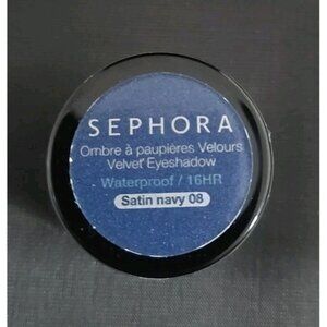 Sephora Velvet Eyeshadow Waterproof Satin Navy 08.